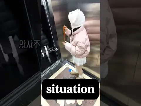 The girl who was left ALONE in the elevator because of this situation... 💔