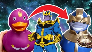 Customizo un Pato de Goma de Juguete como Thanos de los Cómics Marvel