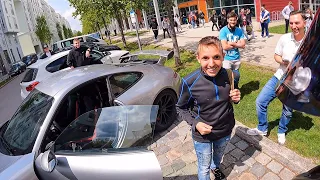 ich hole meinen Sohn von der Schule ab