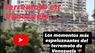 Los momentos más impactantes durante el  terremoto de Venezuela, imágenes grabadas por víctimas!
