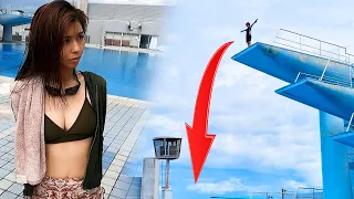 【富山】ローカルタレントが水着でプールに飛び込んだらいろいろ危なすぎたw