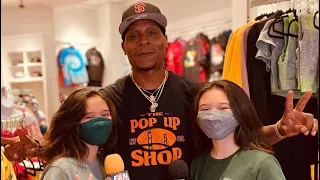 @AmeliaAndAdinah Interview Chocolate Ty Beats of Cap City Kreations at StonesTown Galleria
