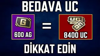 SON DAKİKA | AG İLE BEDAVA UC ALMA | DİKKAT EDİN | midasbuy | PUBG Mobile