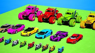 GTA V Epic New Stunt Race For Car Racing Challenge by Spiderman