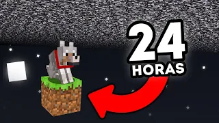 Dejé a mi PERRO por 24 HORAS en el VACÍO de Minecraft y esto le pasó! 🐕⚫️