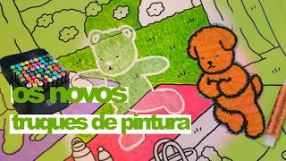 Testando técnicas de pintura dos Bobbie Goods