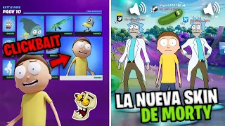 ME ENFRENT0 AL CLAN CLAN DE RICK FALS0 CON LA SKIN DE MORTY "SKIN SECRETA"😂