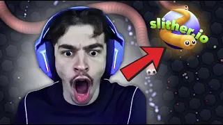 A MELHOR Gameplay do Bistecone no Slither.io – Só Momentos ÉPICOS! 🐍🔥