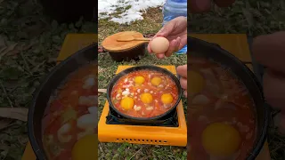 Eggs and instant noodles