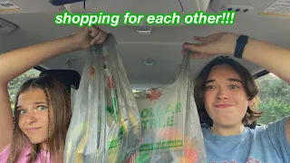 SIBLINGS SHOP FOR EACH OTHER (at the dollar store lol)