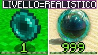 MINECRAFT MA I TUOI LIVELLI = PIÙ REALISTICO