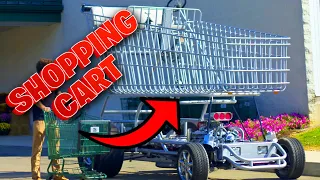 Car Made Out Of A Cart!