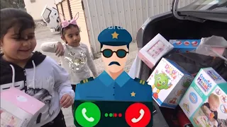 شرطة الأطفال / توزيع هدايا على الاطفال الشطار اللي يسمعون كلام الماما و البابا