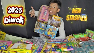 2025 Diwali 🎇 Second Diwali Stash 2025  🔥 New Patakhe 🔥 #crackers #diwali #diwalistash