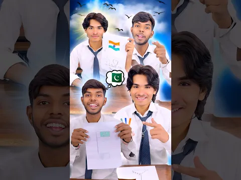 India V/s Pakistan 🤯#trending #india #stindori #shorts #drawing