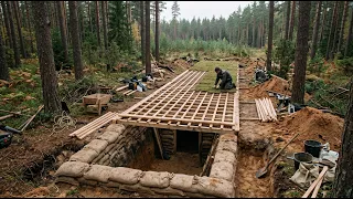 This man is building a secret underground bunker even the police will never find!