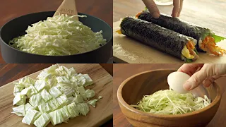 인기급상승🔺 누적 조회수 1000만‼️ 살도 빠지고 너무 맛있어서 거의 매일 먹는 양배추 요리 8가지