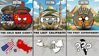 Strongest Empire in Every Century: 21st AD to 28 BC | Countryballs Animation
