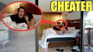 I used a DRONE to catch my boyfriend CHEATING!! (caught redhanded)
