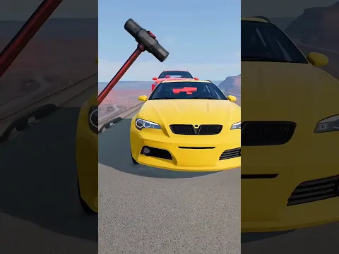 Extreme Giant Hammer Crash Test vs Small to Giant Cars! 😱 - BeamNG.Drive