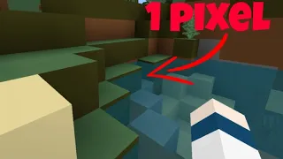 minecraft but all 1 pixel