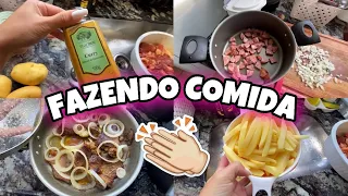VLOG FAZENDO ALMOÇO / MARI NA COZINHA