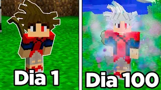 SOBREVIVI 100 DIAS no DRAGON BLOCK C MINECRAFT!