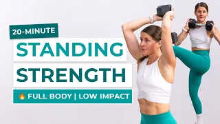 20-Minute Full Body Dumbbell Workout | Beginner, All-Standing