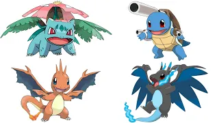 GEN 1 Mega Initials Pokemon Fusion