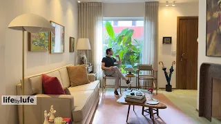 Ele mora em um paraíso escondido - casa de vila com jardins que parecem um oásis na cidade