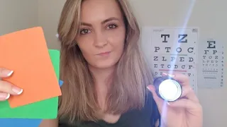 ASMR 1 MINUTE CRANIAL NERVE EXAM (1 MINUTE ASMR) collab with Chili B ASMR 🥰