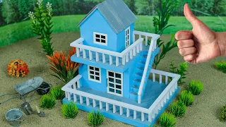 This Is Insane! How I Built a Mini House Using Only Tiny Bricks! #house #vfuho #miniature #diy