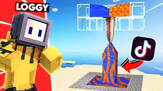 TESTING LEVEL 100 VIRAL TIK TOK HACKS | MINECRAFT