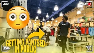 Getting Pantsed In Public Prank😭‼️
