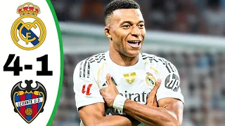 Real Madrid vs Levante 4-1 Resumen Y Goles (2025)