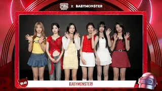 PUBG MOBILE x BABYMONSTER | Special Message From BABYMONSTER!