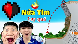 Nửa Tim Parkour VINH Chiến Đấu Với VIỆT ANH Trong Minecraft Cực Hay | THẾ GIỚI MÁU SIÊU ÍT LUÔN