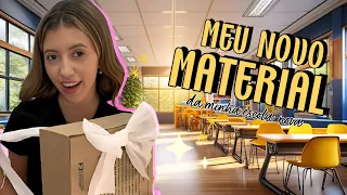 FOI ISSO QUE GANHEI DE MATERIAL ESCOLAR