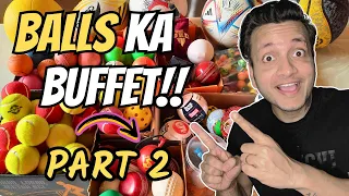 BALLS KA BUFFET (PART 2) 🍽️ ⚾️😱🤑✨  #collection #cricket