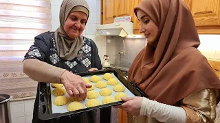 ليلى جواد / معمول السميد لعيد الفطر وبساعة واحدة فقط