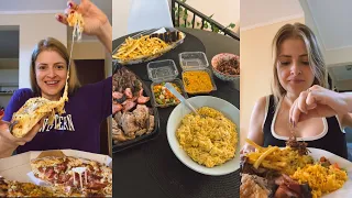 comendo só as comidas favoritas dos seguidores por um dia ♥️✨ (compilado)