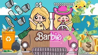 POOR BARBIE😭VS RICH BARBIE🤩#tocalifeworld