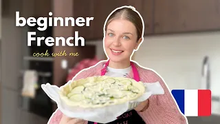 French for beginners: I speak ONLY French while cooking! 🇫🇷
