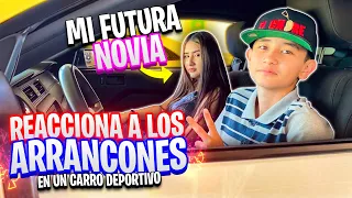 MI NUEVA NOVIA REACCIONA A UN CARRO DEPOTIVO ¿le gusto?