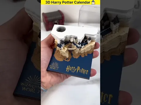 3D Harry Potter calendar🧙‍♂️️ #shorts #ytshorts