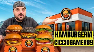 PROVO in ESCLUSIVA TUTTO IL MENU della NUOVA HAMBURGHERIA DI CICCIOGAMER89 !