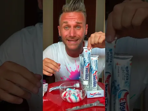 È vero che c’è una nuova sorpresa nel dentifricio? 🤙🏻 Verifichiamo #bellagianda