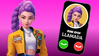 LLAMADA DE RUMI DE LAS KPOP DE HUNTRIX (AL TELEFONO) QUIERE JUGAR CONTIGO!
