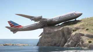 Thrilling Stop at 'Mount Edge' by Airplane During Emergency Landing | GTA 5