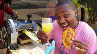 COMI PASTEL BRASILEIRO PELA PRIMEIRA VEZ COM CALDO DE CANA  finalmente  😂😂😂😂😂 | calton pedro